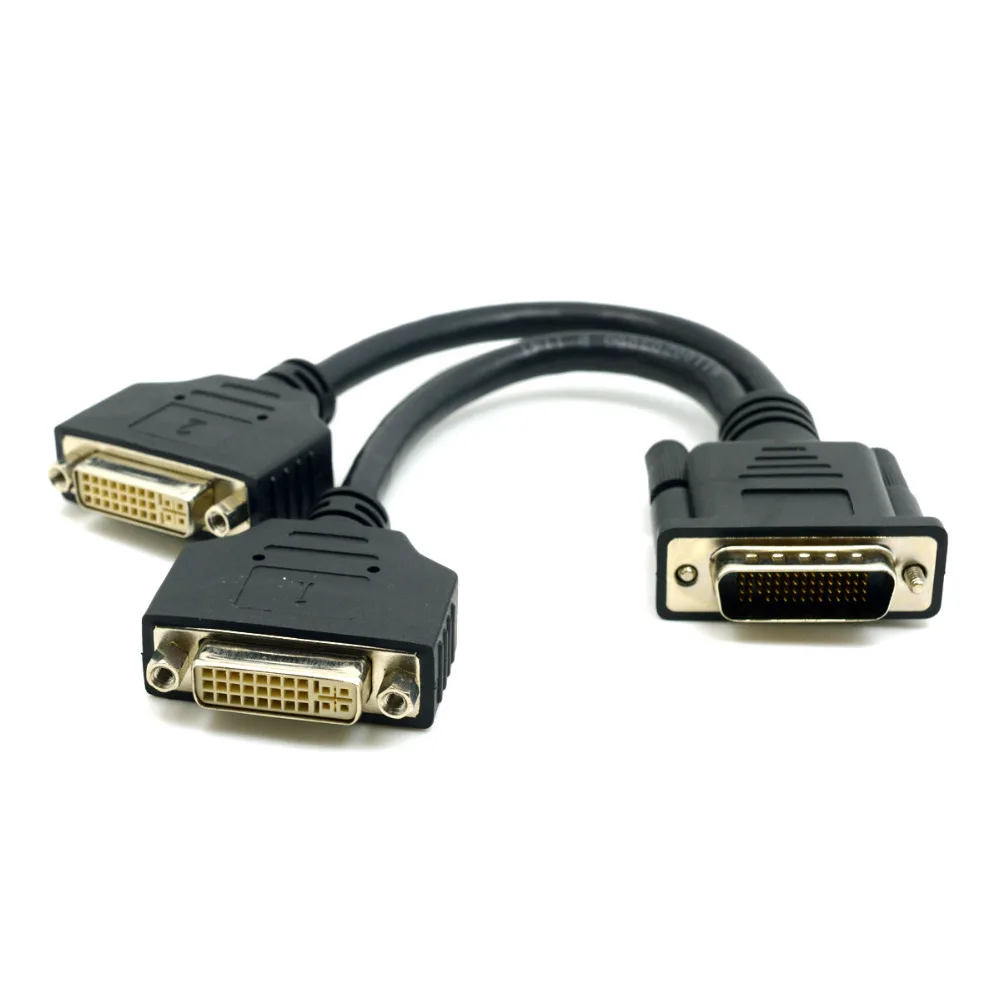 5 VGA câble répartiteur Femelle Splitter pour Cartes Graphiques et Moniteur Zinniaya DMS-59Pin Professionnel mâle à Double DVI 24 