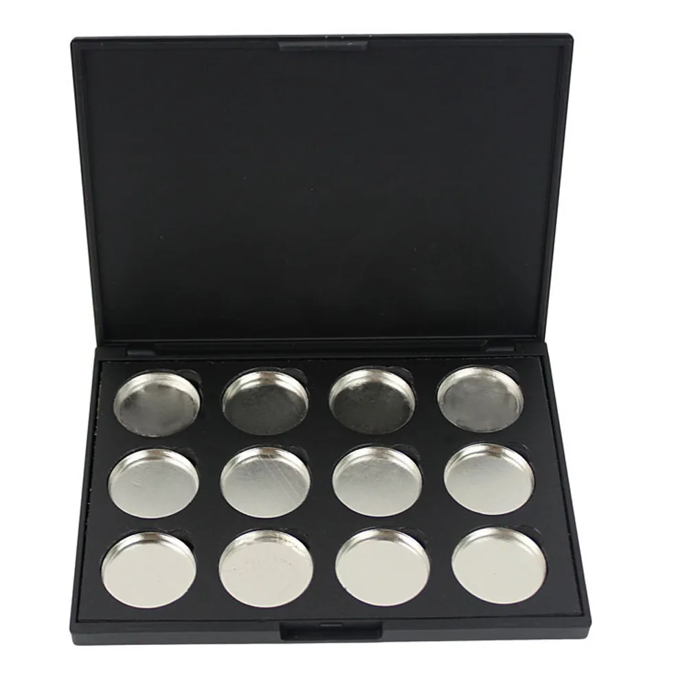 

New 2018 Professional 12 Piece Pans Empty Eye Shadow Eyeshadow Firm Palette Case Makeup Tool Beauty