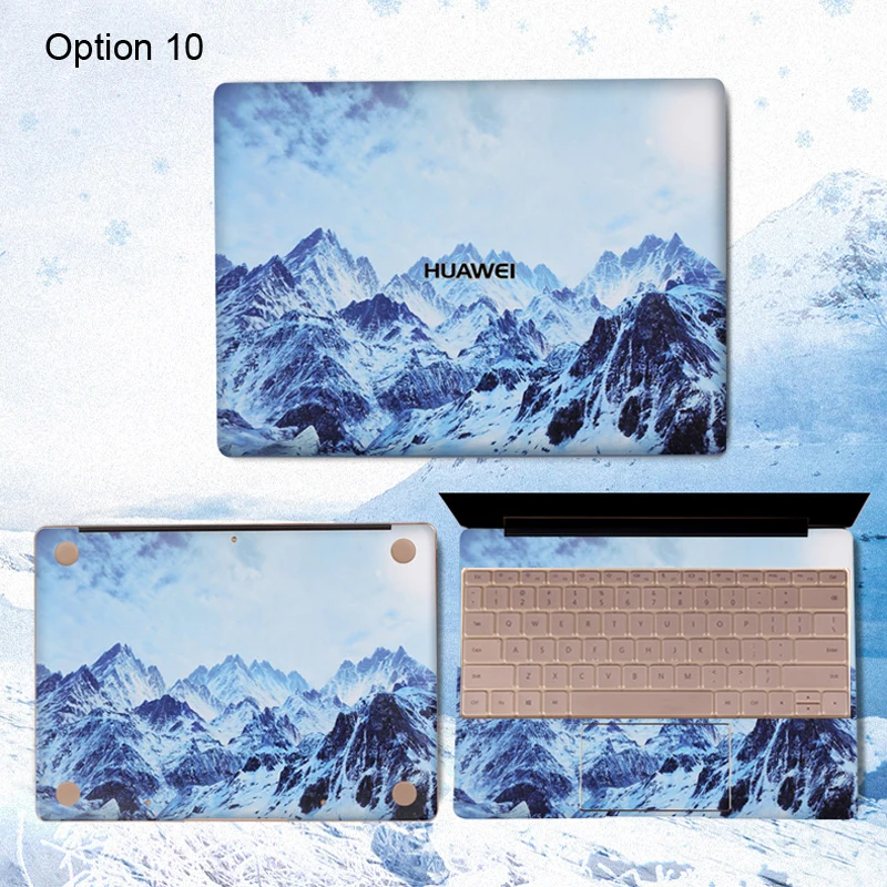 Окрашенная кожа для ноутбука huawei Matebook X 13,3 X Pro 13,9 дюймов Виниловая Наклейка Обложка для MateBook E 12 D 15,6 кожа для ноутбука