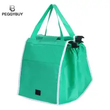 Складная сумка для покупок зеленая креативная Экологичная многоразовая сумка для продуктов прочная многофункциональная сумка дорожная сумка для хранения дома Bolsa