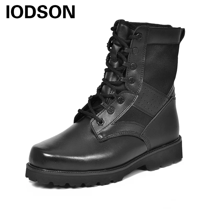 

Outdoor Men's Desert Military Tactical Boots Breathable Army Special Force Combat Shoes Winter Army Snow Ankle Boots