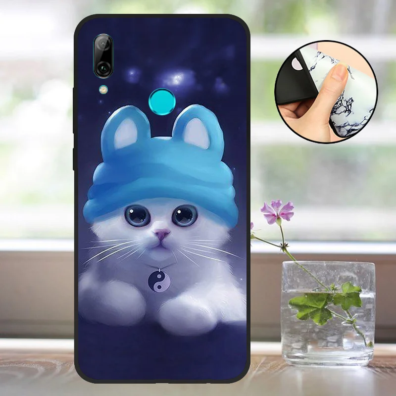 Чехол для huawei P Smart Крышка силиконовая P smart POT-LX3 POT-LX1 чехол Capa Мягкий ТПУ бампер huawei P Smart Funda - Цвет: BGM