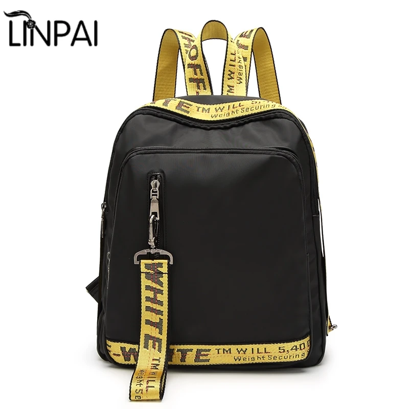 LINPAI New Arrival Fashion Oxford Women Backpack Medium Size School Bag