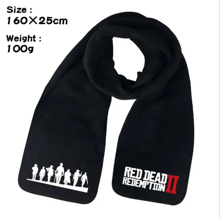 

Game Red Dead Redemption 2 Cosplay Props Scarf 3D Printed Neckerchief Winter Warm Adult Kids Christmas Gifts