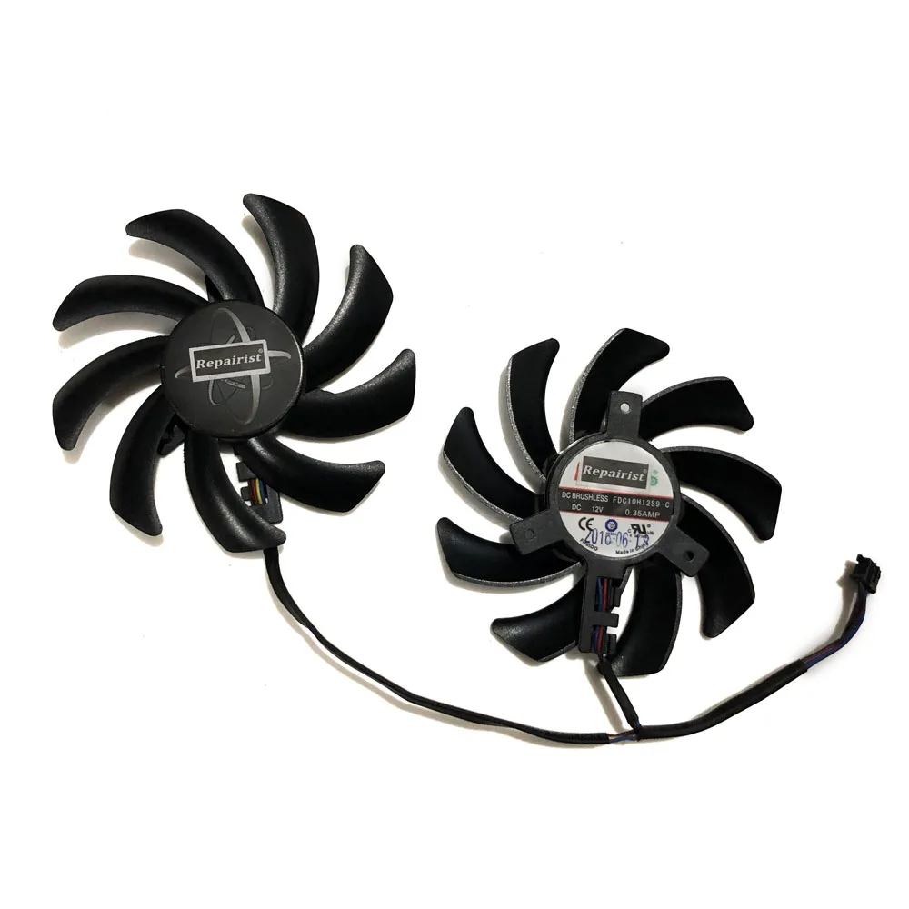 2 шт./компл. R9 285/390/390X VGA кулер Графика вентилятор для XFX 270/270X/285/280/290/290X/280X RX480 RX470