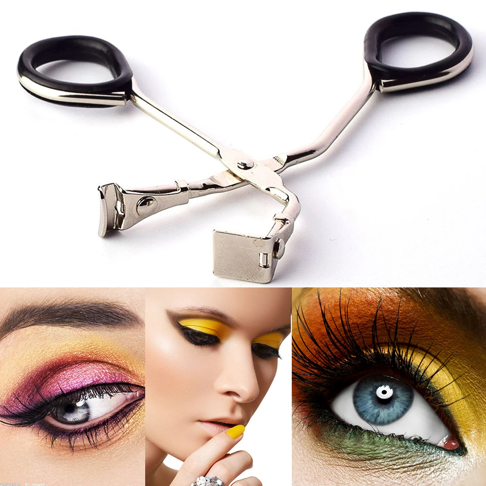 

Handal Portable Mini Eyelash Curl EyeLash Curler Natural False Eyelashes Clip Cosmetic Makeup Eyelash Curler Curling Lashes Tool