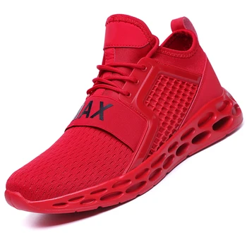 

Breathable Men Running Shoes Air Mesh Sport Jogging Sneakers Outdoor Cushion Athletic Lace Up Walking Training Zapatillas Hombre