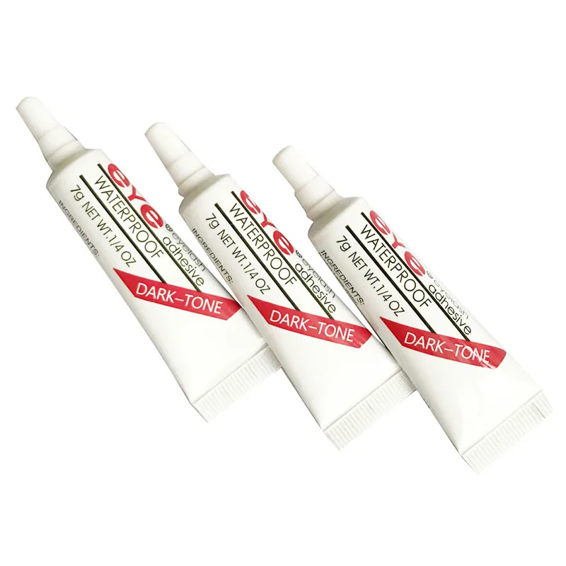 1 pc false eyelash glue strong transparent white / black waterproof false eyelash glue makeup gel eyelash glue beauty tools