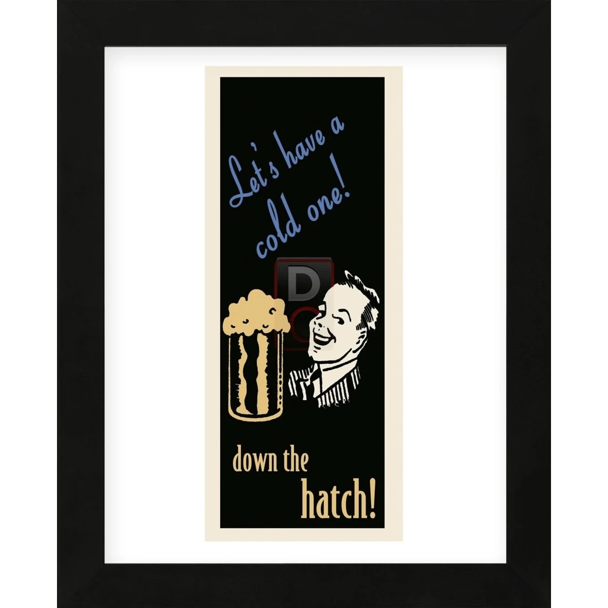 Let's have a cold one  (Framed)