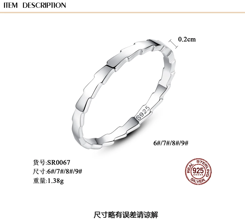 Best Deal E794 S925 Sterling Silver Jewelry Accessries White