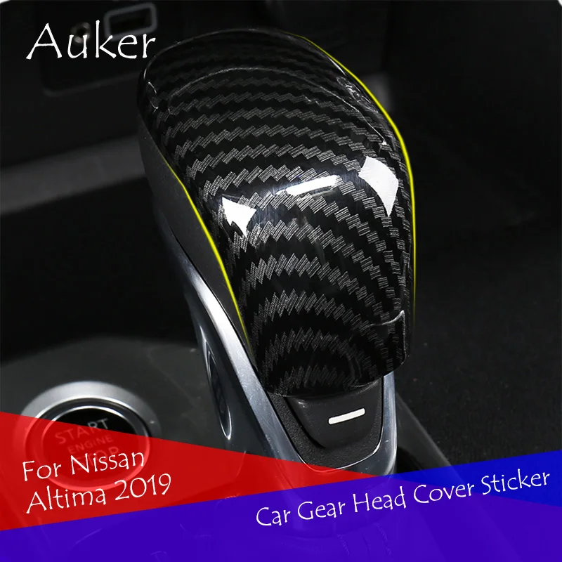 

AT Car Gear Shift Knob Decoration Covers Car Stickers Car-styling For Nissan Altima 2019