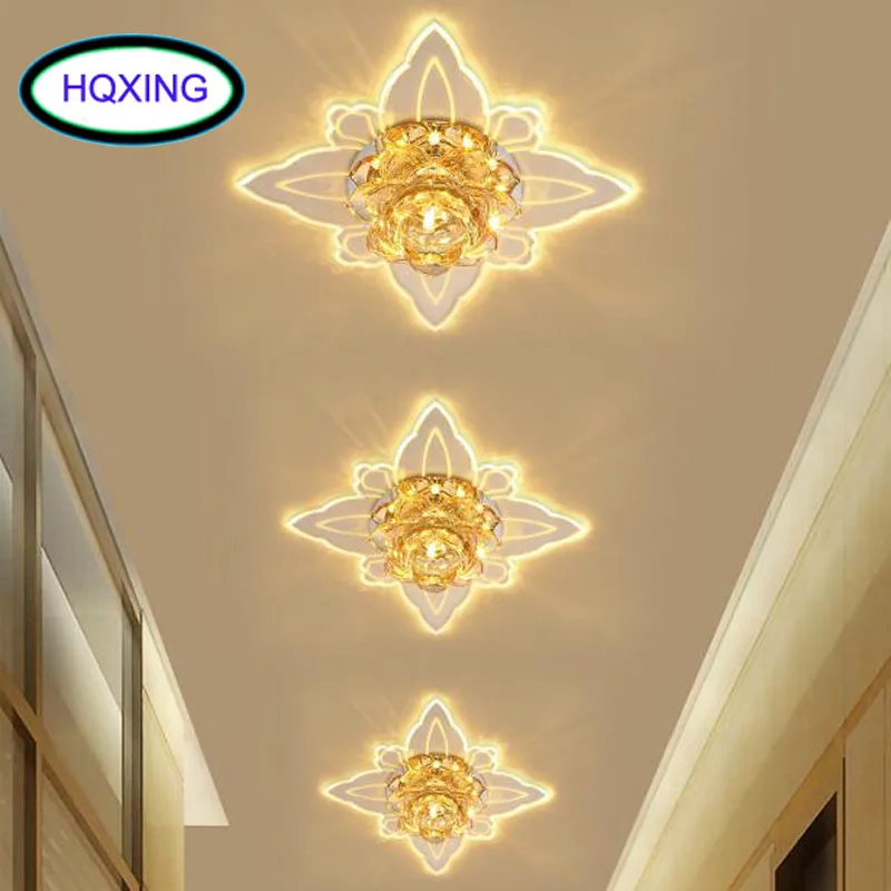 Buy HQXING Colorful Butterfly Modern Hallway Crystal