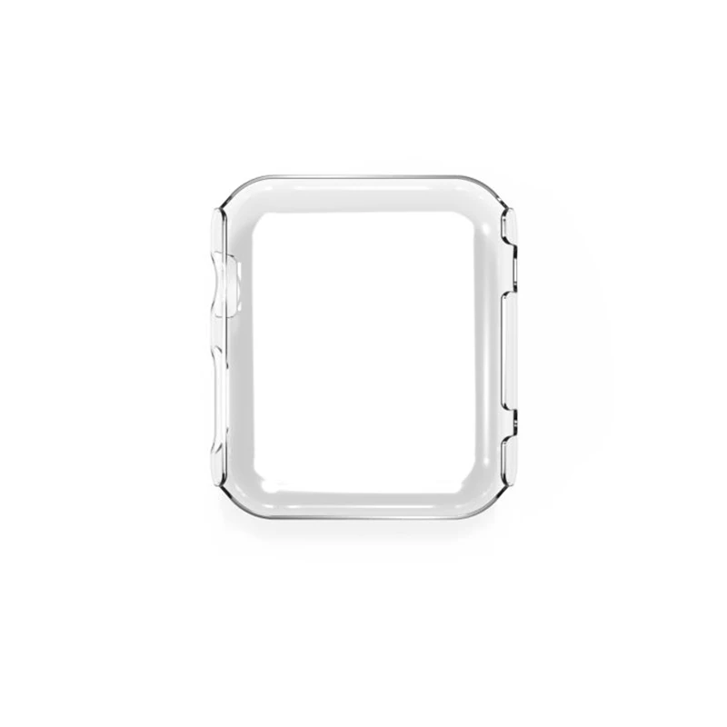 Прозрачный ультратонкий твердый пластиковый чехол 38/42/40/44 мм для Apple Watch Series