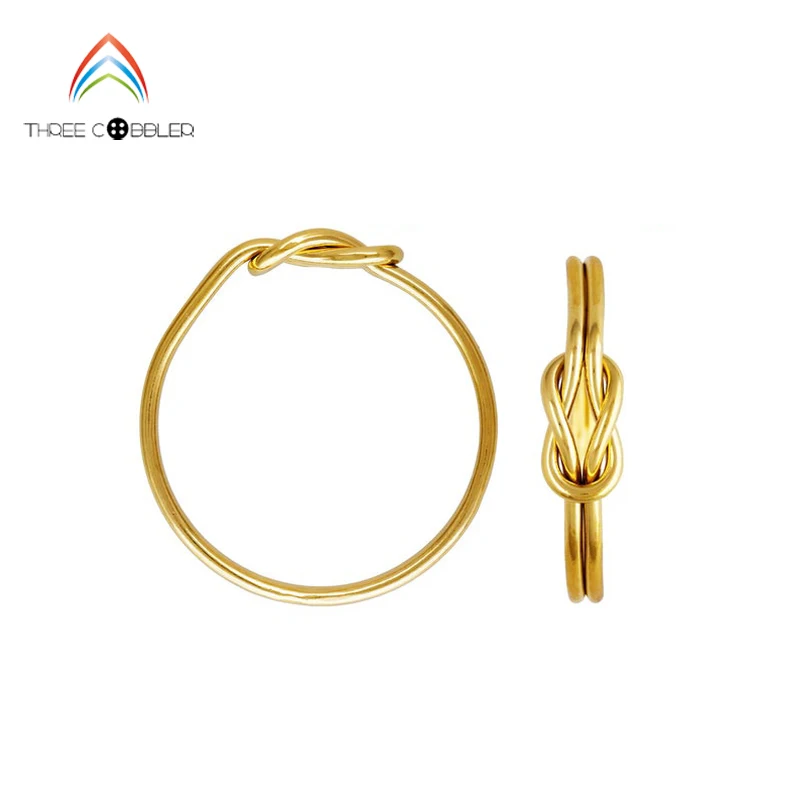 

14K Gold Filled Double Knots Promise Ring Friendship Ring Bridesmaids Ring Gift for her