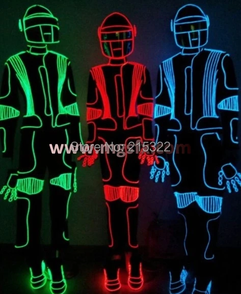 Светодиодный провод танцевальный костюм со светящейся надписью