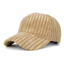 Зимняя бейсболка для женщин в полоску вельвет snapback Шапки бренд хип-хоп плоские шляпы для мужчин Мужская Casquette# lrew