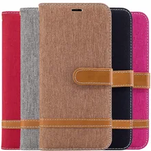 

Wallet Flip Cover Soft Case For Samsung Galaxy S8 S7 edge S8 Plus A3 A5 2017 J5 A5 A3 2016 A310 Artistical Simple Canvas Fabric