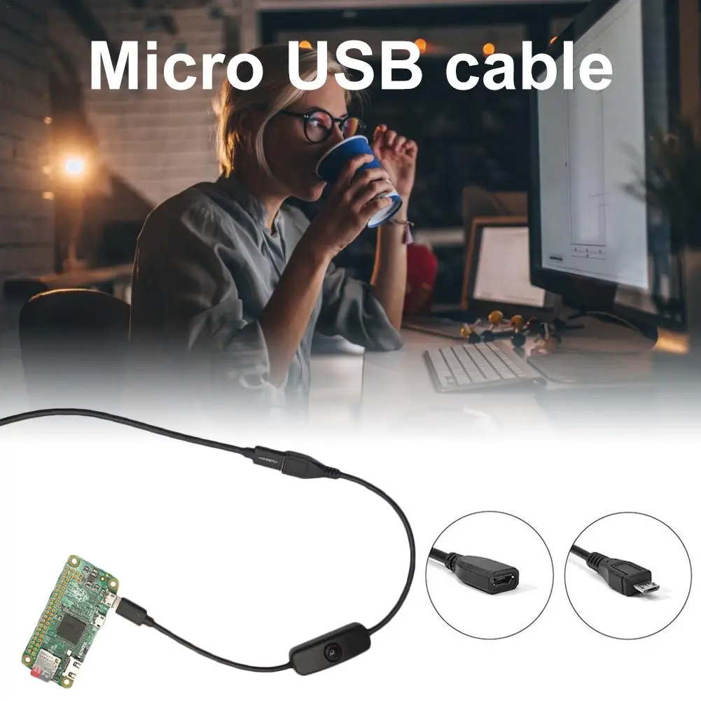 Кабель Micro USB мама папа для Raspberry Pi внешняя мощность 27 см 5 в 2 а|Компьютерные кабели
