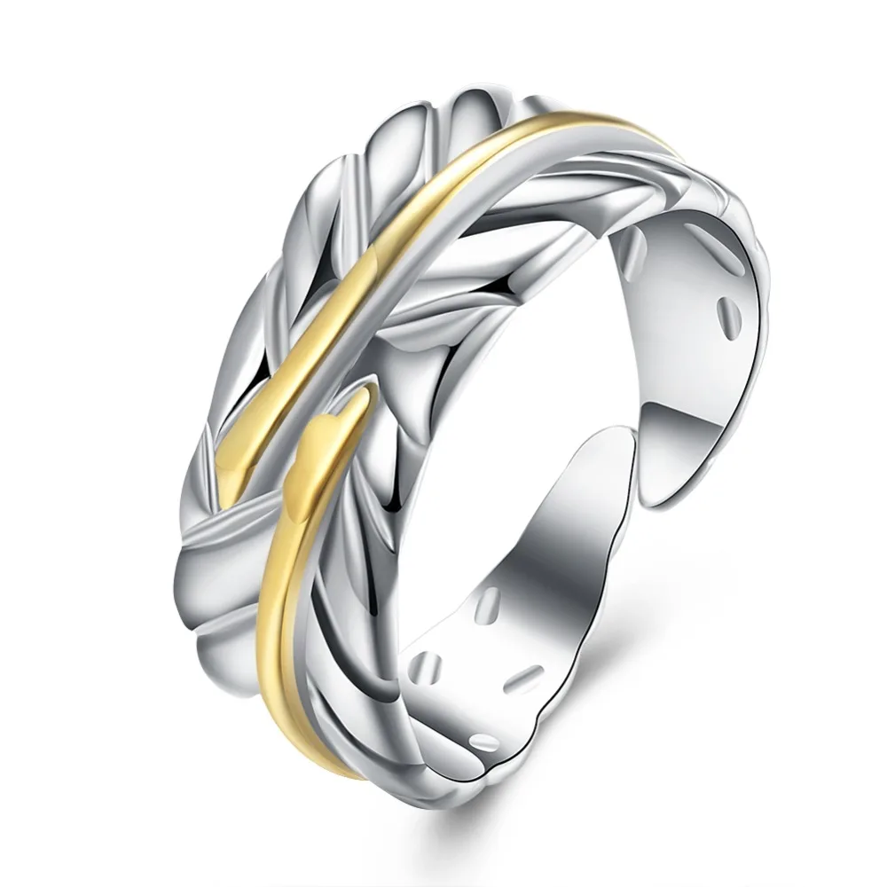 Adjustable Size High quality 925 stamped silver color Ring fashion