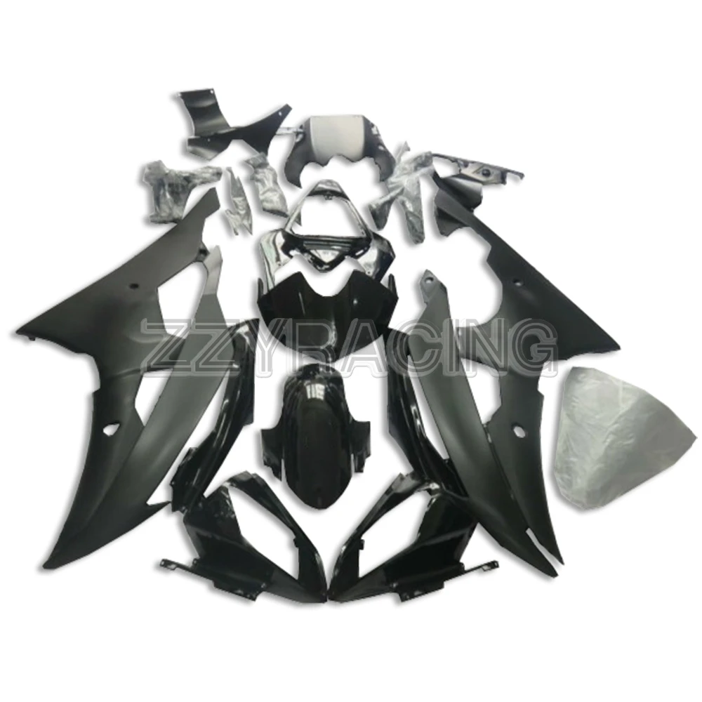 

Injection Fairings Kit for Yamaha YZF-600 R6 2008 - 2016 Complete ABS Plastic R6 08 - 16 Motorcycle Body Kit Matte Black Hulls