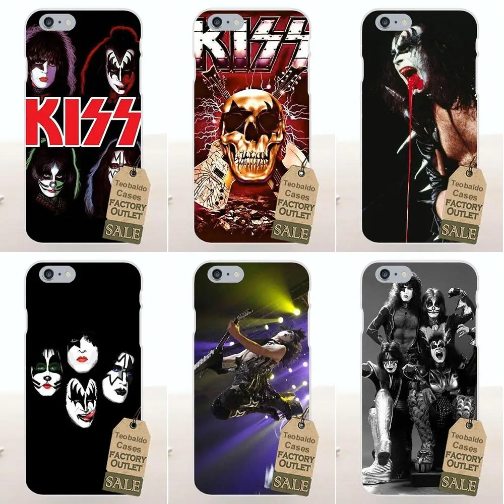 Tpwxnx Kiss Rock Band для Apple iPhone X 4 4S 5 5C SE 6 6S 7 8 Plus LG G4 G5 G6 K4 K7 K8 K10 TPU Модный чехол