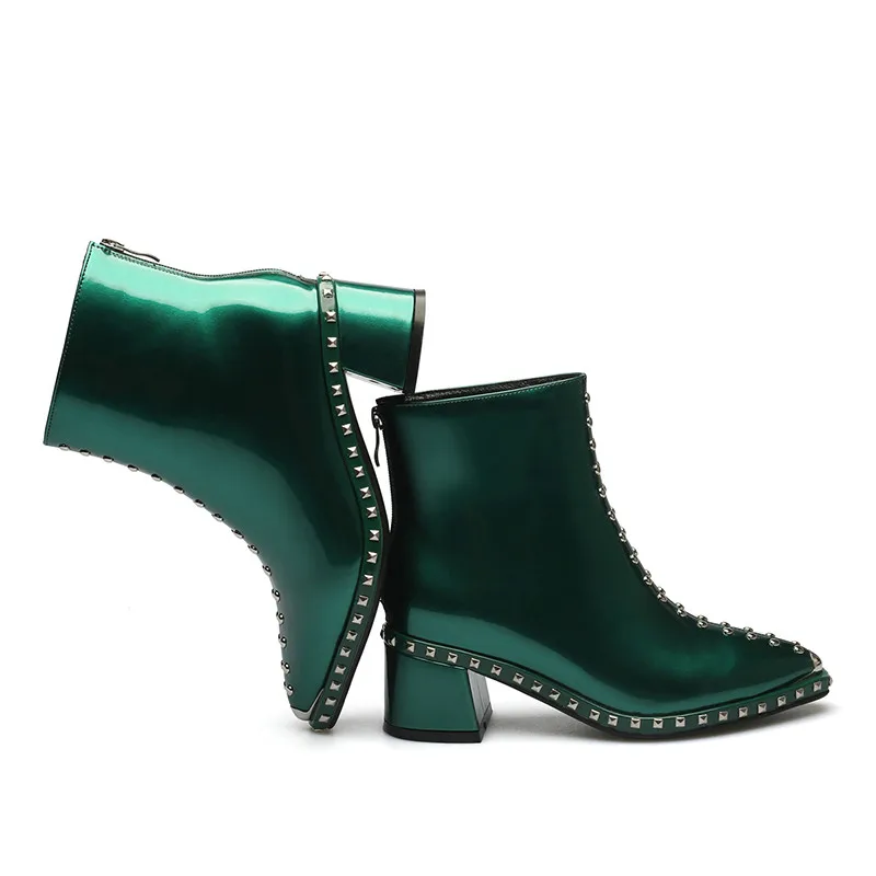 Женские Модные мотоциклетные ботильоны из натуральной кожи женские удобные