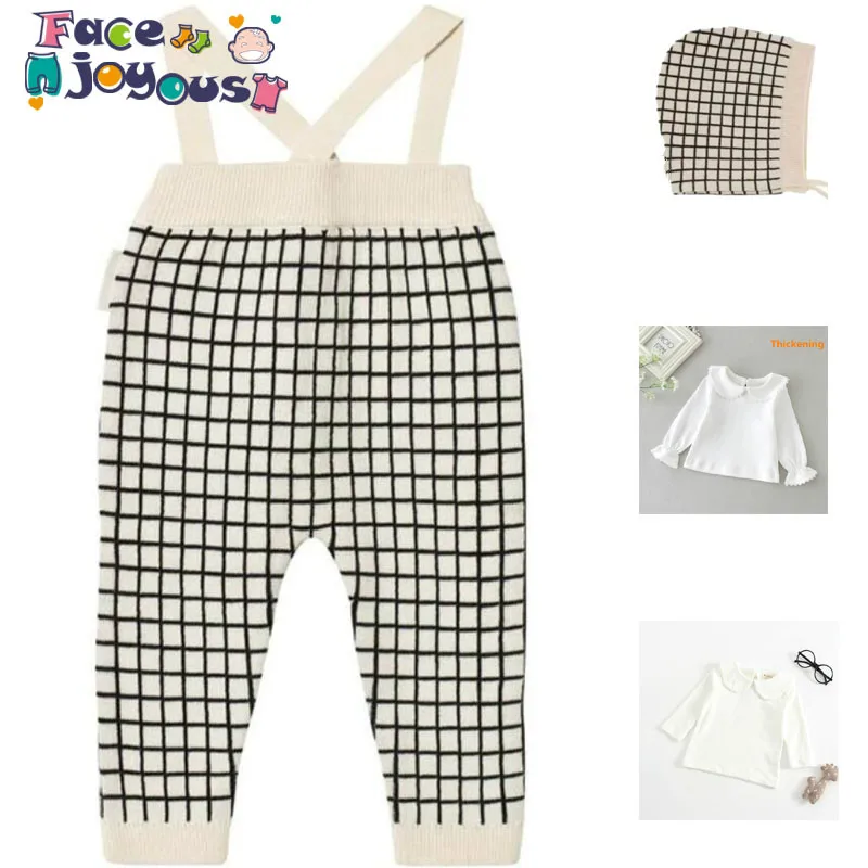 طفل الحياكة شبكة السروال القصير لطيف الوجهين اللون الوليد الطفل ملابس الأولاد Infantil فتاة الصبي أكمام بذلة + قبعة 0-24 M