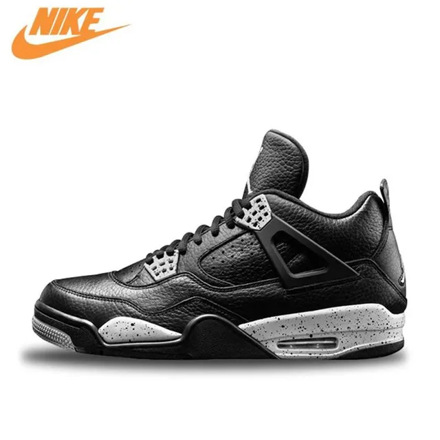 Nike Air Jordan 4 Oreo AJ4 Hommes de Basket Ball Chaussures, Mâle ... Nike Air Jordan 4 Oreo AJ4 Hommes de Basket-Ball Chaussures, Mâle Étanche En