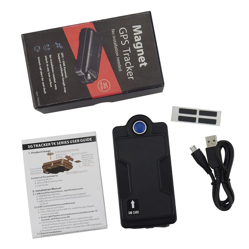 3G GPS Tracker TK05GSE Vehicle GPS Locator with Powerful 5000mAh