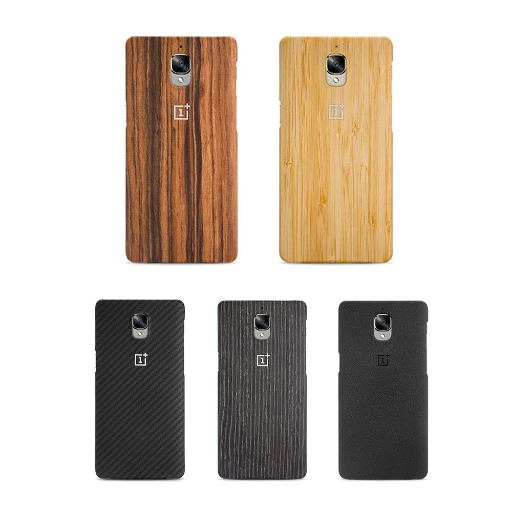 Genuine 100 Official Oneplus 3 Case Oneplus 3T Bamboo Rose Wood Back Cover for One plus