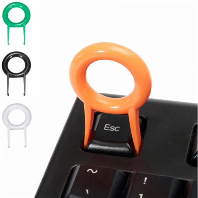 

5pcs r Key Cap Remove Keypuller Tool Mini ABS Plastic Material Mechanical Keyboard Rounded Keycap Pulle