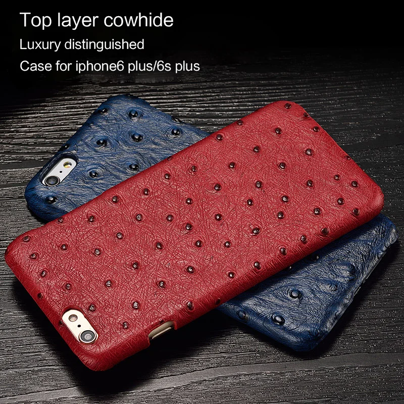 

For Iphone Cell Phone X Case Manual Custom Processing Brand Phone Case New Ostrich Grain Back Cover Phone Case