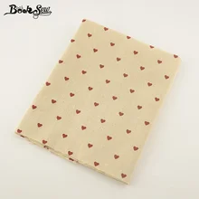 Booksew Текстиль для дома из хлопка и льна Ткань любящее сердце узор Вышивание Материал tissu для сумка скатерти Шторы украшения