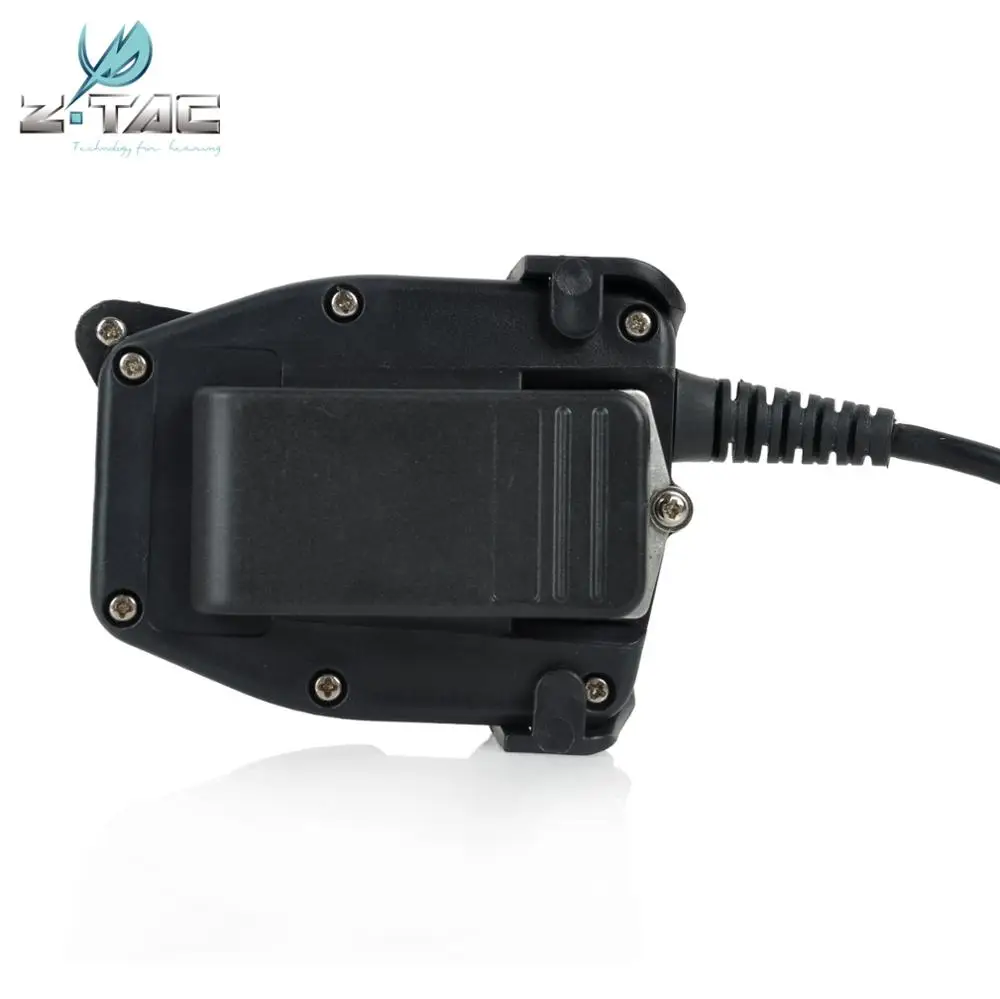 Fone de Ouvido de Redução de Ruído Airsoft com Z-tático Z-tac Tático Engrenagem Peltor Comtac i Ptt Kenwood 10 com z-tático peltor ptt kenwood