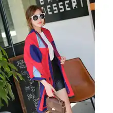 Fashion font b Tartan b font Foulard Women Casual Shawls Luxury Brand Echarpe Hiver Femme Cashmere