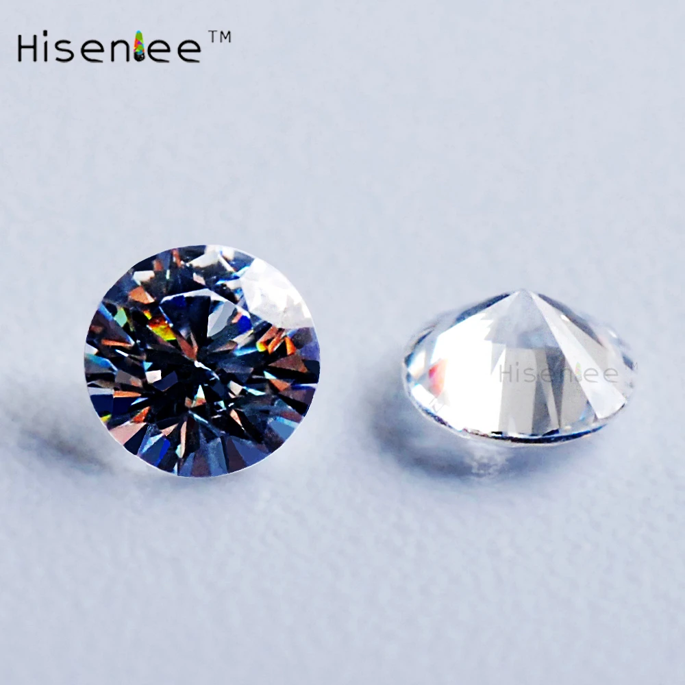 

Hisenlee AAA Grade 11Sizes 1000pcs White Crystal 1.0-1.9mm Cubic Zirconia Stone Round Cut Loose CZ Stone Gems Mini 3D Nails Art
