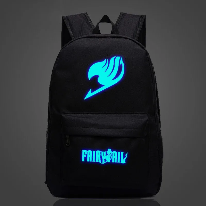 

school backpack fairy tail luminous backpacks travel bag for teenage girls