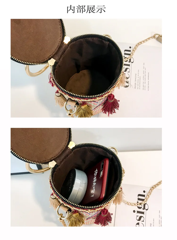 2018 Summer Straw Bags Rattan Woven Beach Shoulder Bags Women Bucket Ladies Crossbody Bag Handbag Female Bohemian Handmade Bolsa 2018 Summer Straw Bags Rattan Woven Beach Shoulder Bags Women Bucket Ladies Crossbody Bag Handbag Female Bohemian Handmade Bolsa
