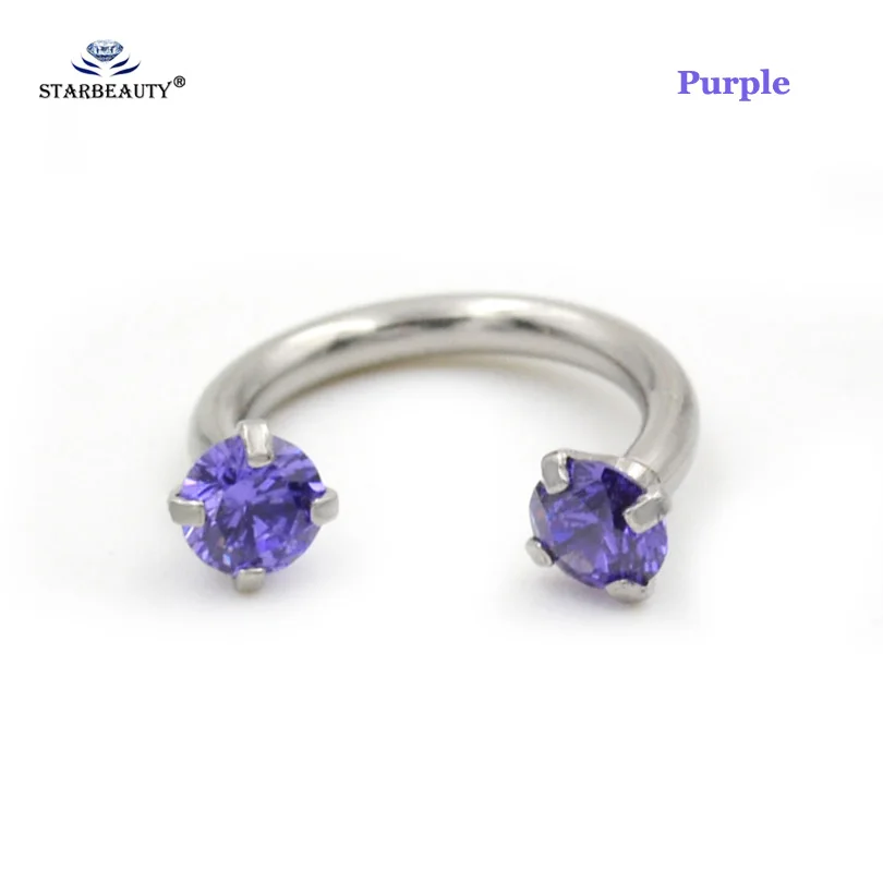 Starbeauty 16 г 8 мм C Форма Bijoux кольцо для носа Перегородка Спираль пирсинг пупка
