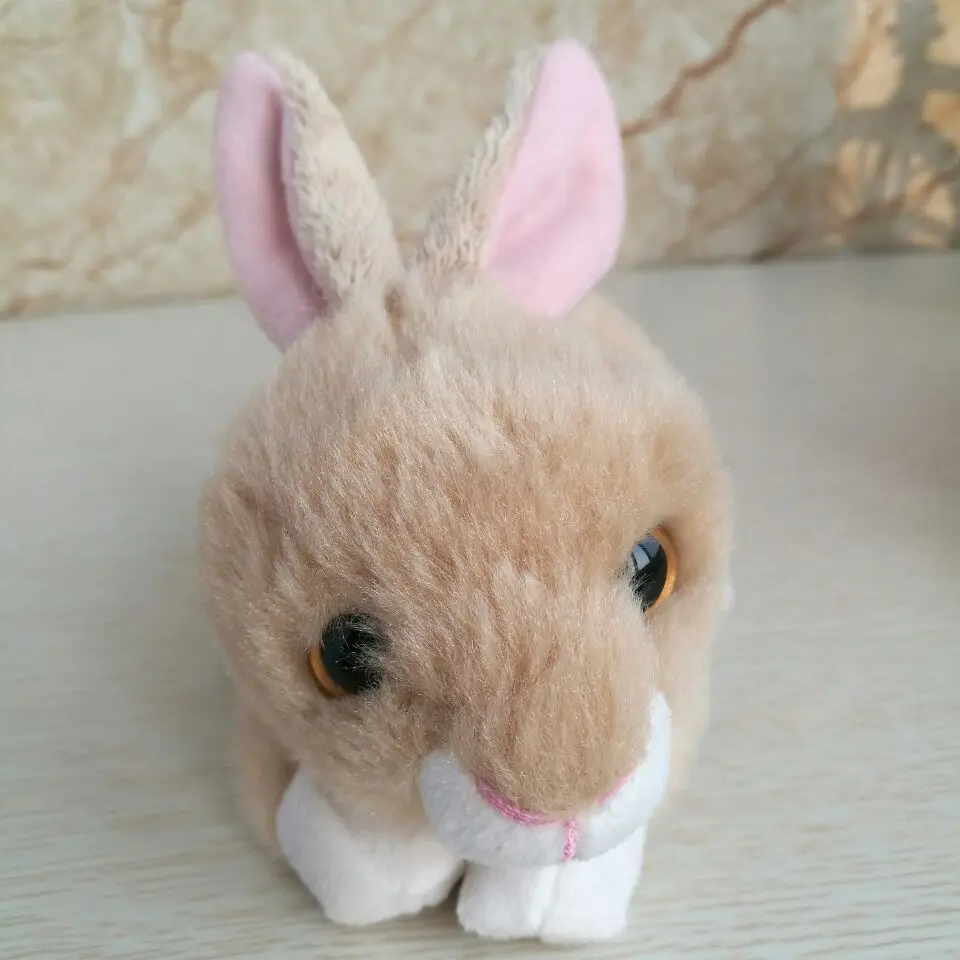 Сиреневый Nibbler шашки SMOKEY bunnie хлопок кролик белый кролик 1 шт. 12 см плюшевые игрушки