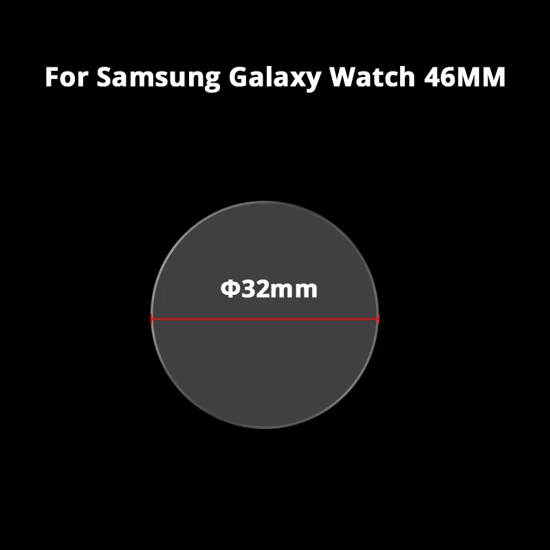 42 мм Защитное стекло для часов для samsung Galaxy 42 мм/46 мм Защитное стекло для экрана LTE 2.5D с закругленными краями против царапин 3 шт