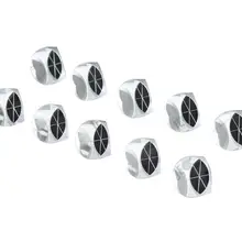 10 шт 1 дюйм угловой куб призма, 25,4 мм трехгранный Retroreflector, 5 дуги секс, 10 шт