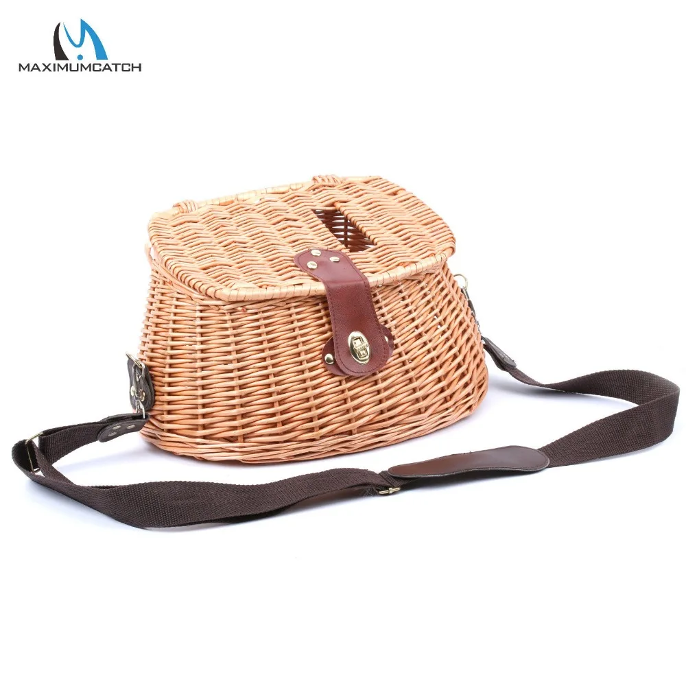 Maximumcatch Chinese-style Classical Wicker Trout Fishing Creel Vintage  Fishing Bag Willow Fishing Basket - Fishing Tackle Boxes - AliExpress