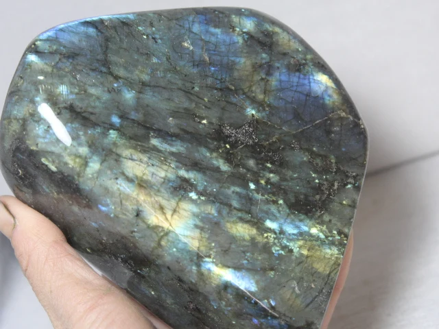 

(1830g) 100% Natural Labradorite Crystal Rough Polished