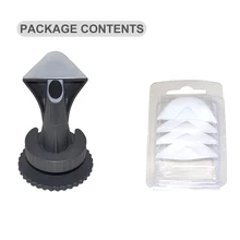 Пистолет для шпаклевки, 2 в 1, инструмент для шпаклевания и сглаживания шпаклевки, набор инструментов для отделки, монтажный плюс набор силиконовых подушечек