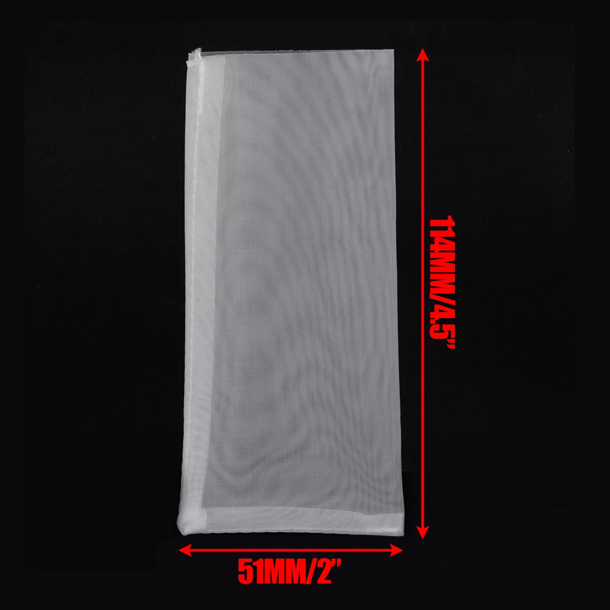 20pcs 2  x4.5  Micron Nylon Rosin Filter Bags Mesh ResinExtraction Micron Filter Press Bag White