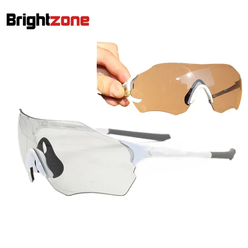 

New Arrival Rimless TR90 Big Size Frame UV Photochromc Change Lens Colour Glasses Sun Motion Sunshade Eye Protection Glasses