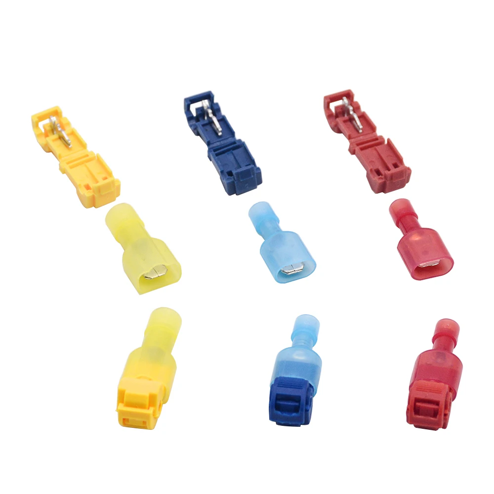 15Pairs(30PCS) T1/T2/T3 Wire Cable Connectors Terminals Crimp Lock