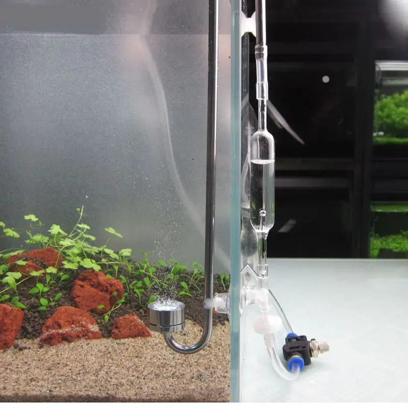 Для стеклянного аквариума регулятор для аквариума аквариум специальный Anti-CO2 Bubbler аквариумные принадлежности для рыбного садка регулятор части