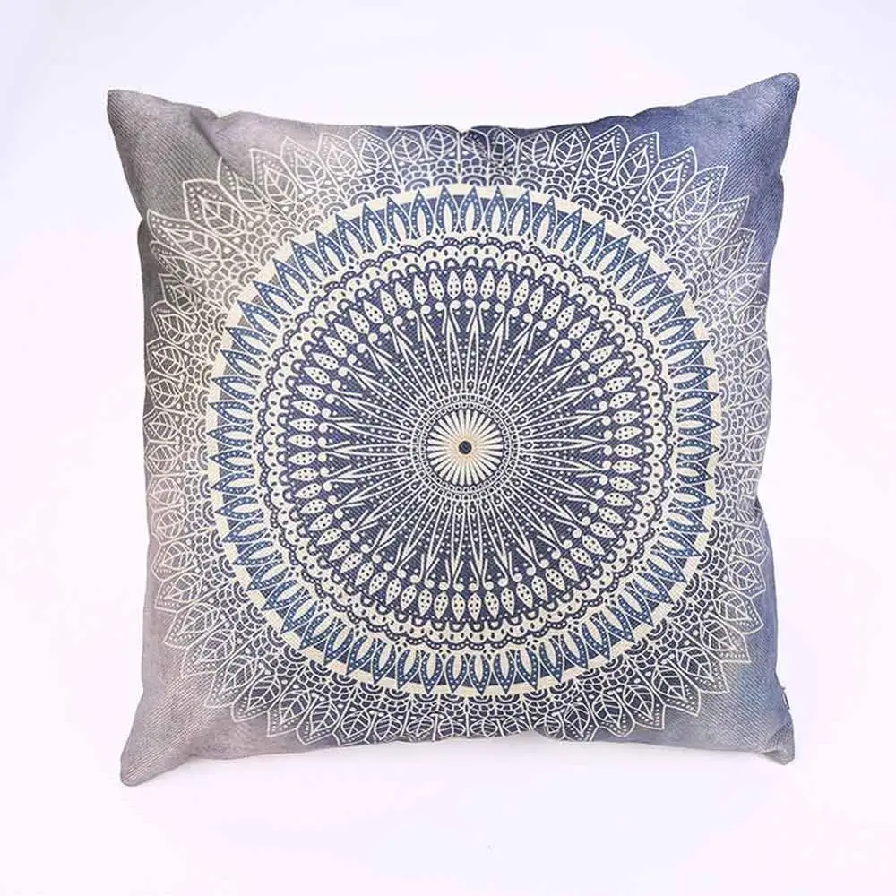 BZ1217-4 Mandala Pattern Cushion Cover